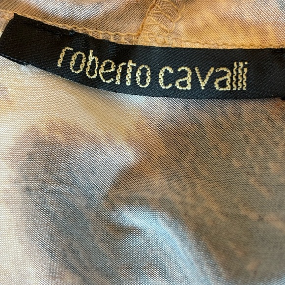 Roberto Cavalli Animal Print Stretch Top Small - Picture 8 of 9